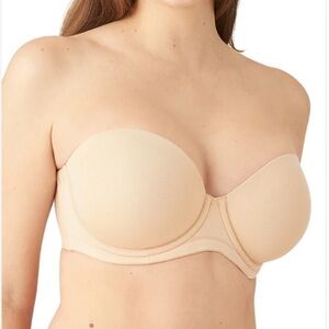 Wacoal Red Carpet Strapless Underwire Beige Bra